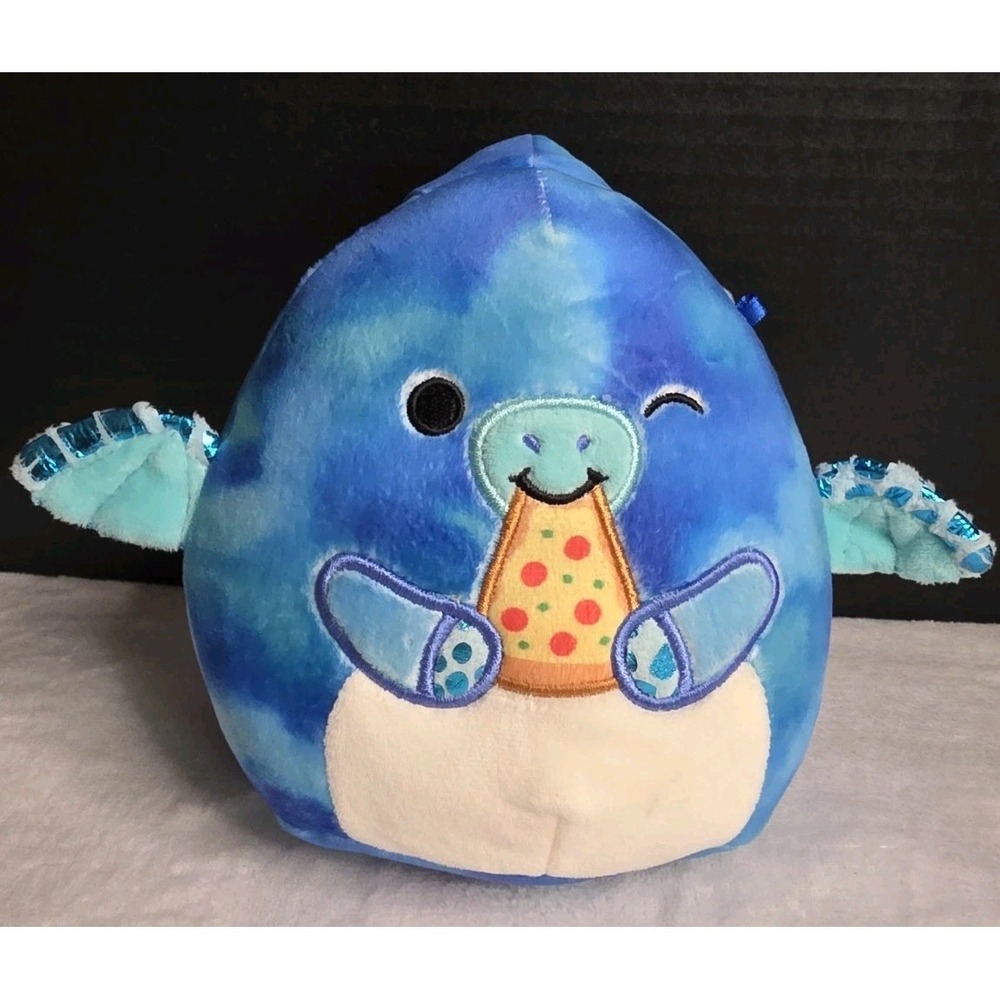 Squishmallows 8"‎ Talib Pterodactyl Dinosaur Eating Pizza